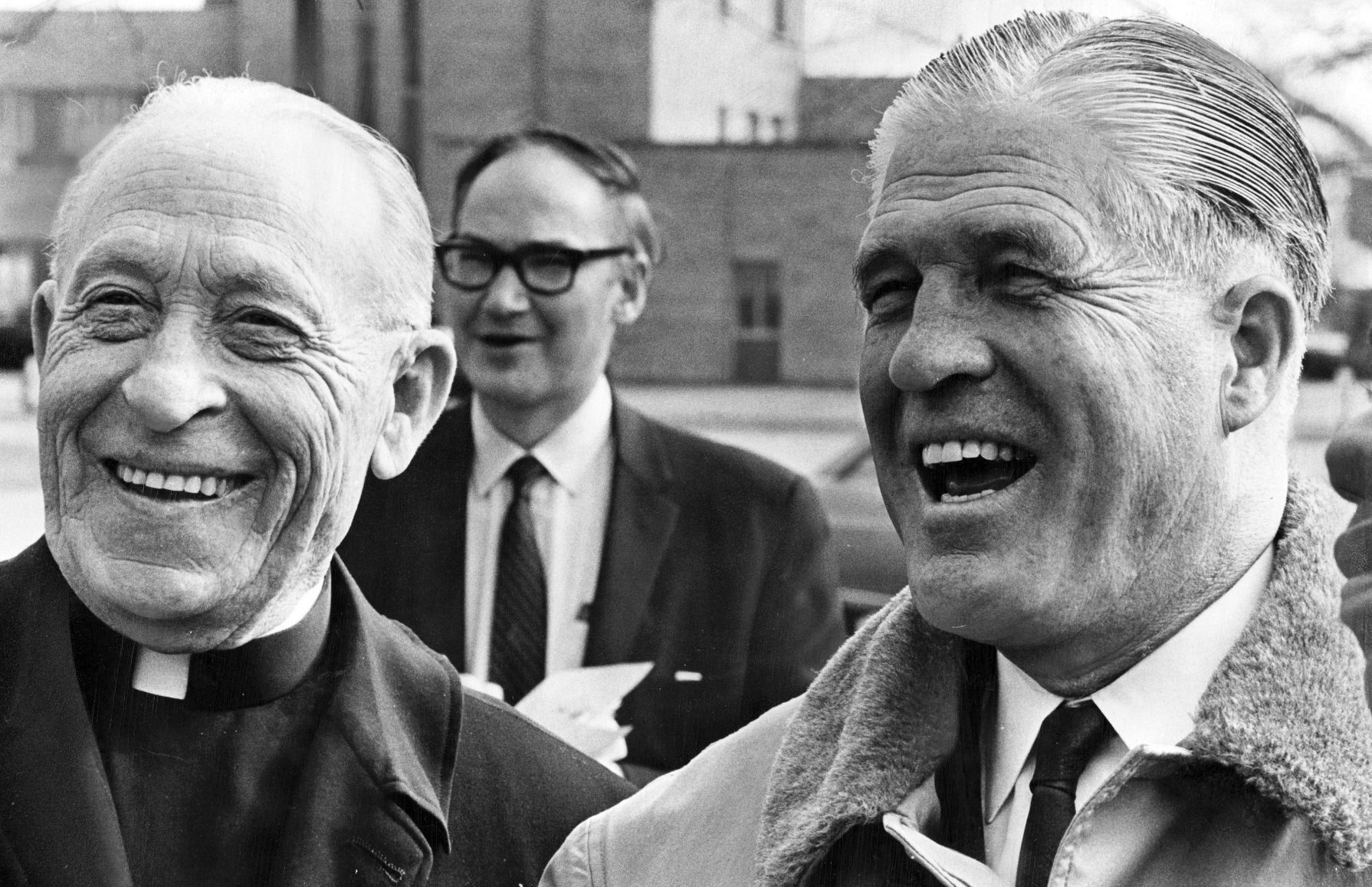 Monsignor Wegnar and George Romney